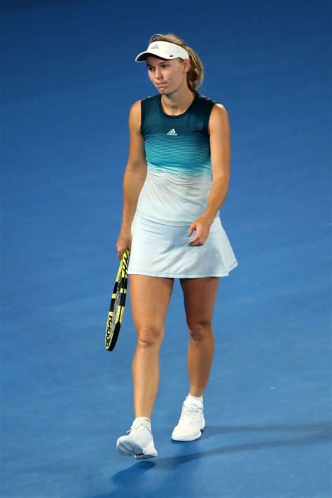 Caroline Wozniacki At 2019 Australian Open At Melbourne