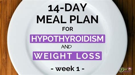 day meal plan  hypothyroidism  weight loss diet
