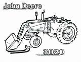 Tractor Coloring Pages Deere John Drawing Printable Case Outline Ausmalbilder Print Color Kids Tractors Farm Ausmalen Farmall Ih Zum Getdrawings sketch template