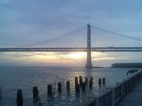 Sunrise Bay Bridge Bay Bridge San Francisco Bay Area Social