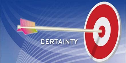 certainty assignment point