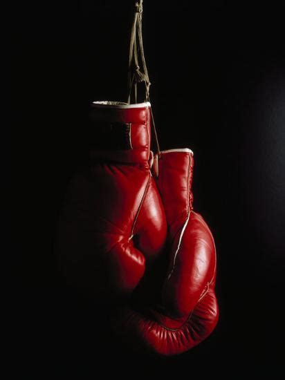 hanging boxing gloves photographic print by ernie friedlander at