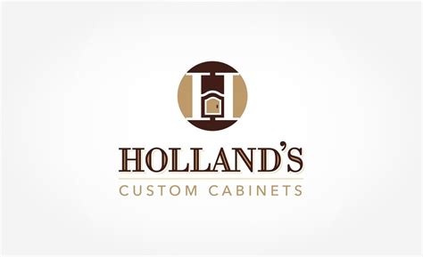 hollands custom cabinets graphic  signs branding design logo business cards layout logo