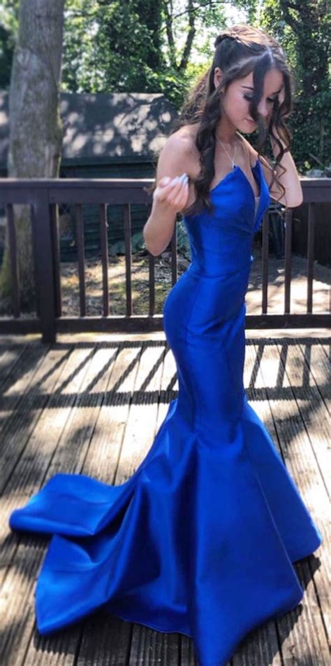 15 Blue Prom Dresses That Are Dazzling And Fashionable Silky Mermaid