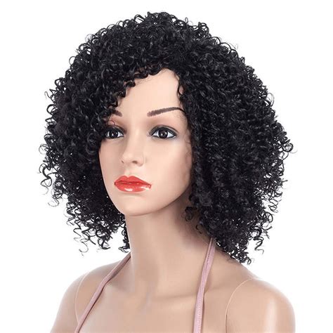 Black Afro Wig Wig For Black Woman Short Curly Wig Daily Etsy