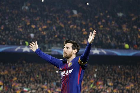Lionel Messi Reaches 100 Ucl Goals Barcelona Beats