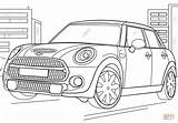 Mini Cooper Coloring Pages Cars Printable Supercoloring Kids Colouring Print Drawing Categories sketch template