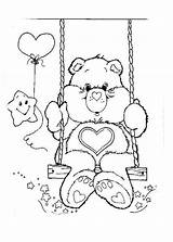 Columpio Dibujos Pintarcolorear Coloring Bear Bears Escuela Carinhosos Ursinhos sketch template