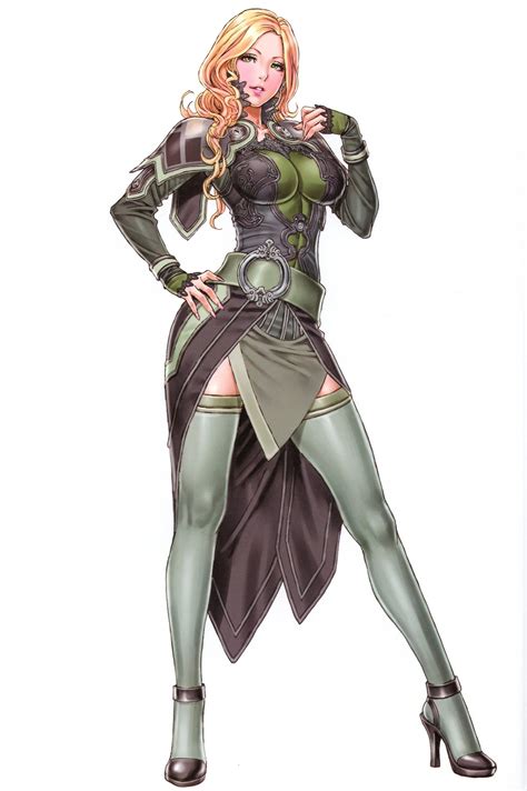 sasha female character concept rpg character fantasy character design