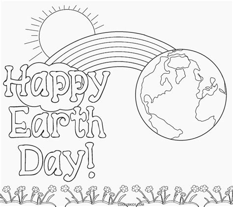 printable earth day coloring pages  kids