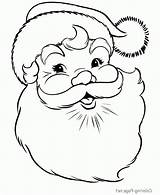 Santa Coloring Claus Pages Christmas Face Merry Colouring Kids Stencil Smiling Happy Printable Boots Print Template Joyful Color Bestcoloringpagesforkids Sheets sketch template