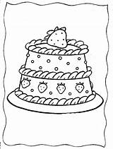 Coloring Strawberry Pages Shortcake Cake Printable Color Clipart Kids Ausmalbilder Library Colouring Popular Strawberries Print Coloringhome sketch template