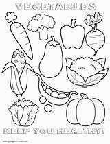 Coloring Food Healthy Pages Printable Foods Vegetables Unhealthy Drawing Kids Sheets Cute Colouring Vegetable Preschool Print Sheet Albanysinsanity Fruit Without sketch template