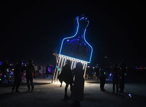 Photos After Dark At Burning Man 2018