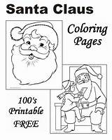 Coloring Pages Santa Christmas Claus Kids Printable Sheets Clause Reindeer Snowman Color Colouring Candy Trees Holiday Pre Noel Easy Canes sketch template