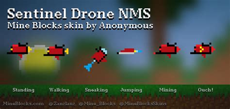 blocks sentinel drone nms skin  anonymous