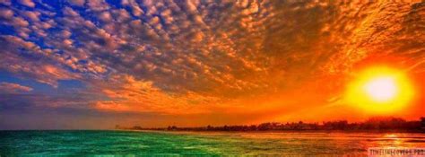 beautiful sunset facebook cover photo