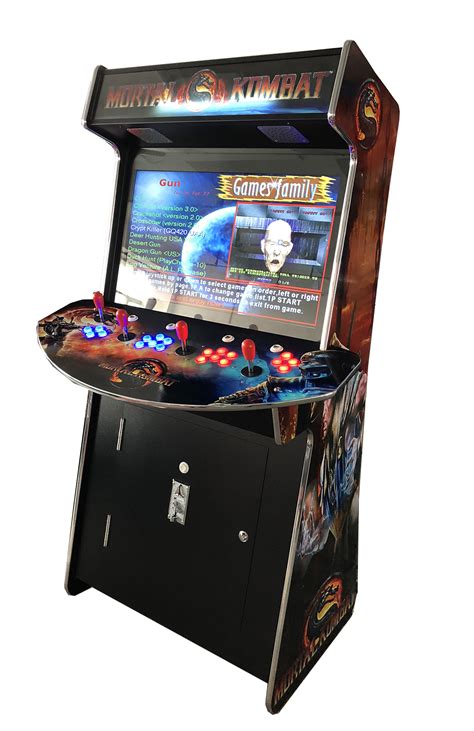 arcade rewind  game slim upright arcade machine  player
