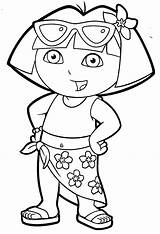 Dora Explorer Mewarnai Gambarnya Silahkan Aja Setelah Bunda Mendownload Cetak Terbuka Klik sketch template