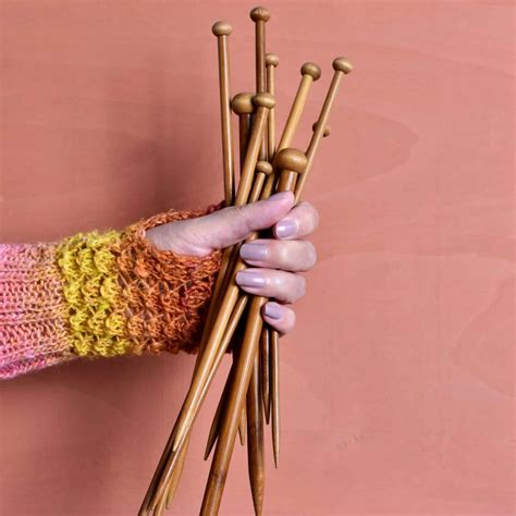 knitting needle size chart types comparisons easy crochet patterns