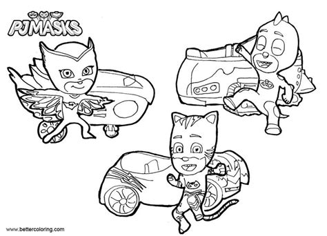coloring book disney pj masks coloring page catboy  coloring home