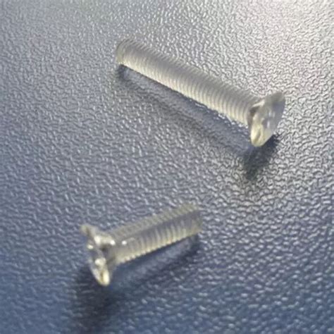 phillips transparent screw countersunk organic glass bolts flat head acrylic screws