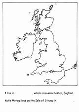 Map British Isles Simple Morag Katie Resources Teaching Tes Resource Preview sketch template