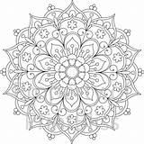 Mandala Coloring Pages Printable Flower Colouring Mandalas Adult Drawing Para Etsy Adults Print Books Patterns Book Color Lotus Abstract Colorir sketch template