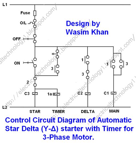 star delta wiring diagram  reverse wiring diagram  schematics