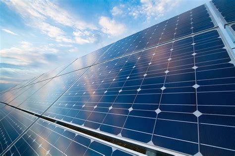 technology  solar panels   efficient solar panels stock photo inhabitat