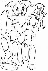 Clown Puppets Marionette Puppet Jester Coloriage Carnaval Hampelmann Cnx Sheets Bitch sketch template