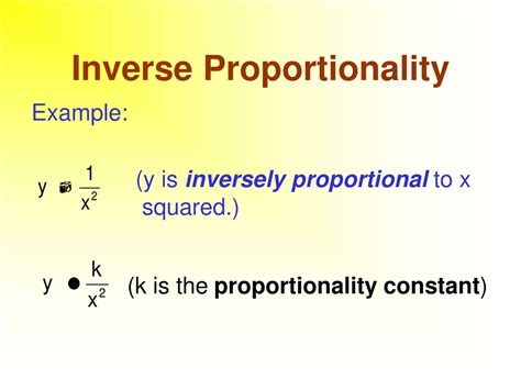 inversely proportional definition formula  examples images