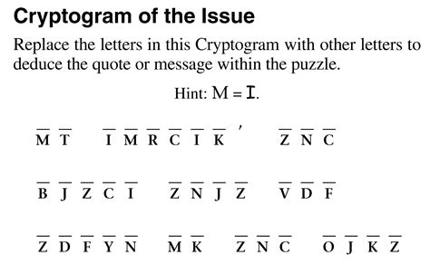 cryptograms  printable
