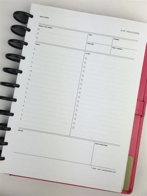 Trying Out The Day Designer Daily Planner By Whitney