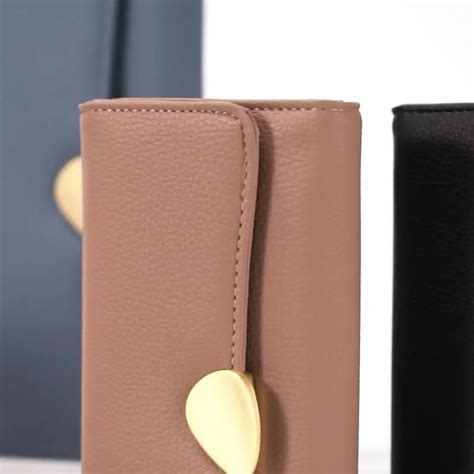 womens wallet   fashion lychee tri fold purse lady hasp