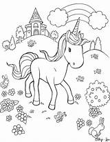 Einhorn Unicorno Unicorns Regenbogen Malvorlage Unicorni 1001 Prinzessin Flower Kuchen Lou Trees Malvorlagen Arcobaleno Onlinecoloringpages Skiptomylou Himmel sketch template