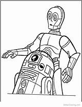 C3po Coloring Wars Star Pages Starwars Printable Kids Color Colouring Lego R2 Simple Book 3po Fun Print Getcolorings Colorings sketch template