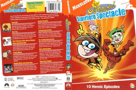 oddparents superhero spectacle dvd cover