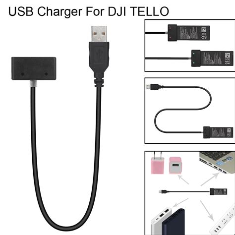 wholesale usb drone battery charger hub rc intelligent fast charging  dji tello drone