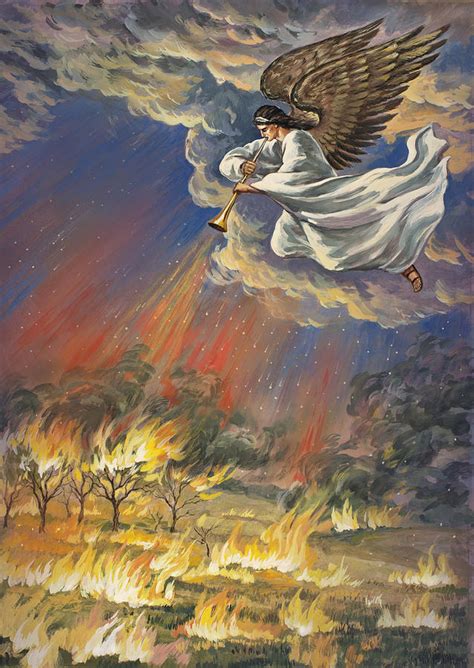 angel revelation  original painting  ruslan vigovsky painting