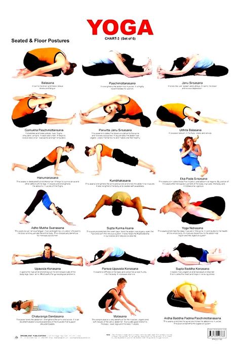 beginner yoga poses chart work  picture media work  picture media