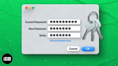 change keychain password  mac  ways explained igeeksblog