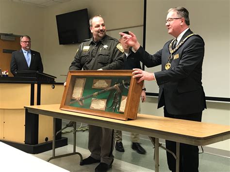Portage County Sheriff Accepts Civil War Sword Of Cop Slain In 1875