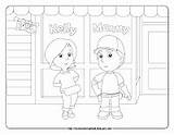 Manny Handy Coloring Kelly Pages Disney Print Sheets Color sketch template