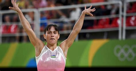Watch 41 Year Old Gymnast Oksana Chusovitina Slay Her Olympic Vault