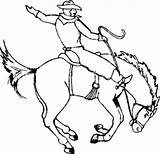 Coloring Rodeo Cowboy Pages Horse Bull Drawing Sitting Print Kids Crazy Bucking Riding Getcolorings Printable Getdrawings Color Bold Clipartmag Clipart sketch template