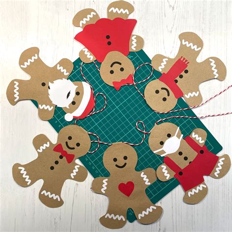 lets  gingerbread bunting kyleighs papercuts