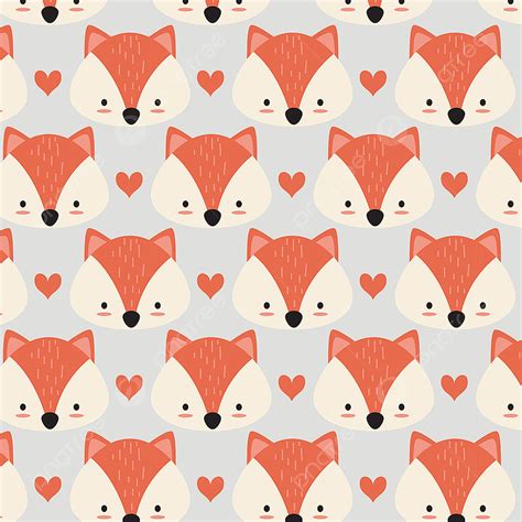 cute baby pattern vector hd images cute baby red fox pattern fox