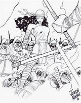 Elektra Daredevil Mackie sketch template