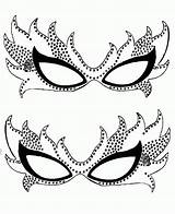Mardi Gras Coloring Mask Masks Masquerade Pages Kids Printable Template Print Carnival Templates Fun Color Party Masque Happy Quality High sketch template